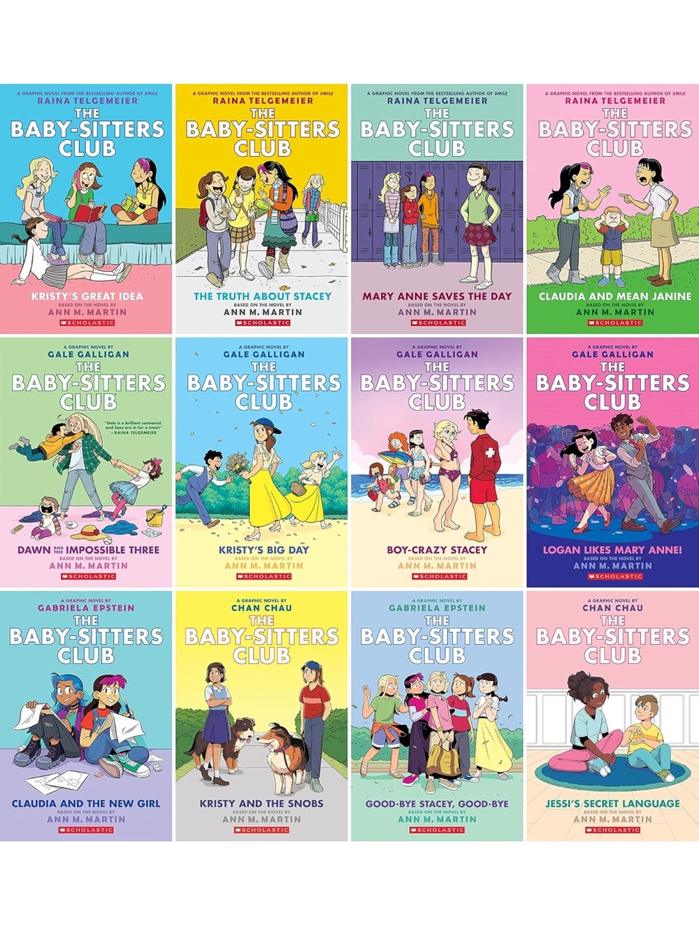 Babysitter’s Club #1-12 Graphic Novels Set